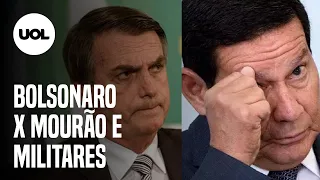 Bolsonaro x Mourão: Entenda a polêmica entre o presidente, seu vice e os militares