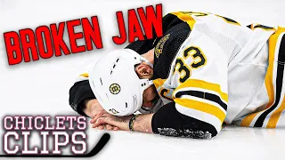 How Zdeno Chara Played With A Broken Jaw + Broken Elbow