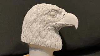 Sculpting a Bald Eagle | super sculpey clay | Bronze Eagle Part 1