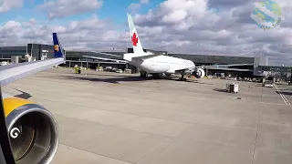 Icelandair Boeing 767-300ER vs. Storm Doris: Engine Start and Takeoff from London Heathrow