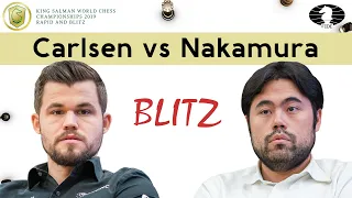 This game made Magnus the World Blitz Champion 2019 | Carlsen - Nakamura | TIEBREAK Game 2 |