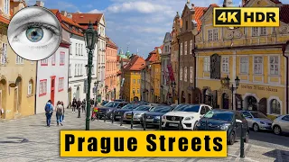 Walking tour of Prague: Strahov Monastery - Nerudova Street 🇨🇿 Czech Republic 4k HDR ASMR