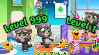 Level 999 VS Level 1 - My Talking Tom 2 - GAMING 4U