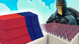 100x CRUSADERS + 1x GIANT vs EVERY GOD - Totally Accurate Battle Simulator TABS