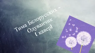 Тима Белорусских - Одуванчик на гитаре ( кавер)