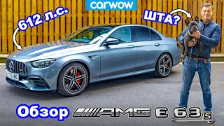 Обзор Mercedes-AMG E63 2021 -  ушатаем резину и похитим собаку?!