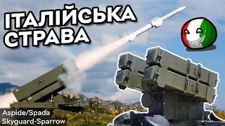 ППО від Італії! | ЗРК Skyguard, Aspide, Spada та ТАЄМНИЧИЙ Spike?