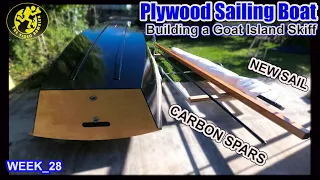 Building a Goat Island Skiff - WEEK_28 - Homemade plywood sailing boat - Plywood boat building