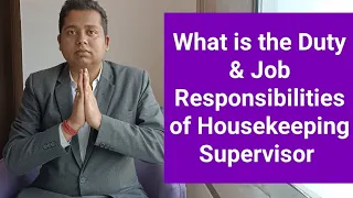 Job Responsibility of Housekeeping Supervisor I Job Description of Housekeeping Supervisor
