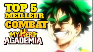 TOP 5 MEILLEUR COMBAT DANS MY HERO ACADEMIA