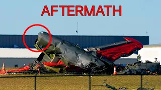 Multiple Planes #crash at #Dallas Airshow - Aftermath + Best Angle