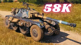 58K Spot Damage with Panhard EBR 105 - 20K & EBR 105 - 20.5 & 18K  World of Tanks Replays