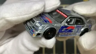 Unboxing Mercedes Benz C-Class AMG DTM Touring Car (1994) by Hotwheels