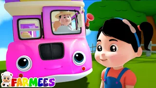 Farmees - Колеса на автобусе детей песни и дошкольное учусь видео