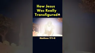 Why Jesus Was Really Transfigured 😱🤯  #shorts #youtube #catholic #bible #meaning #transfiguration