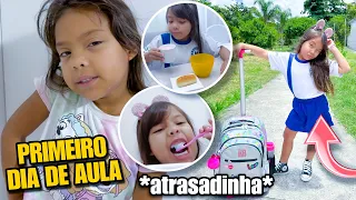 ROTINA ESCOLAR NO PRIMEIRO DIA DE AULA *volta às aulas*