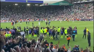 ONE LUCAS MOURA! SPURS FANS SERENADE LUCAS MOURA!