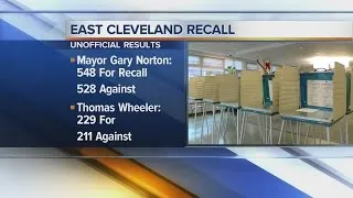 East Cleveland votes to recall Mayor Gary Norton Jr. and City Council President Thomas Wheeler