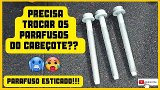 TROCAR PARAFUSOS DO CABEÇOTE?? VERDADE OU MITO??🥶😡 PARAFUSO ESTICADO!?