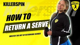 How to Return a Serve | Killerspin Table Tennis Lessons