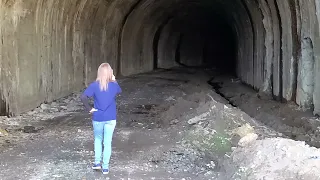 Abandoned Railroad Line 1915 Brady Tunnel