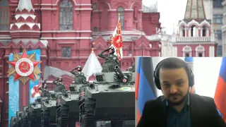 Жмилевский смотрит парад Победы