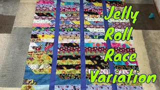 Jelly Roll Race Variation - What to do if you Dislike Your Finished Quilt Top