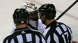 Luongo in ref’s face after bad goal, overturned after coach’s challenge