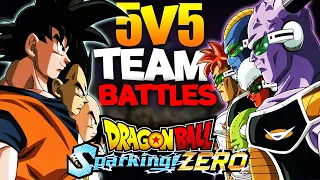 TEAM BATTLES In DRAGON BALL: Sparking! ZERO