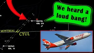 Rouge B767 has LEFT ENGINE FLAME-OUT on takeoff | Emergency Return