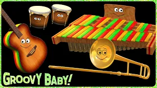 “Reggae!” – Baby Sensory Music Video – Exuberant Medley Played By 17 Vibrant Instruments