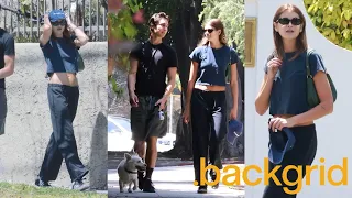 Kaia Gerber and Travis Jackson: The Ultimate BFF Duo Takes a Stroll Around Los Feliz!