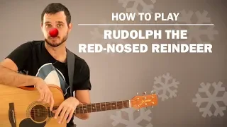 Rudolph The Red Nosed Reindeer | How To Play On Guitar