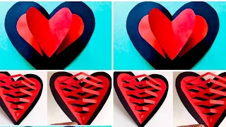 DIY Valentin’s Day card ideas Heart Envelope / Валентинки Открытки Сердечки из бумаги Своими руками