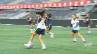 Seleção Brasileira Feminina: equipe treina visando duelo contra o Canadá