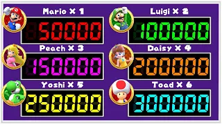 Mario Starman 2021 Theme Remix with Counter Numbers from 1 to 300,000 onto Scoreboard