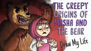 THE CREEPY ORIGINS OF MASHA AND THE BEAR | Draw My Life