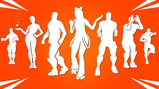 Top 100 Popular Fortnite Dances & Emotes For Kids! (Get Schwifty, Bim Bam Boom, Roller Vibes)