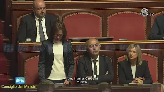 Governo, Ilaria Cucchi in Senato: «Dalla Sapienza immagini brutali»