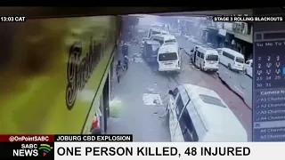 Joburg CBD Explosion | CCTV footage of the moment the blast occurred