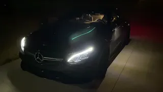 Mercedes Benz C Class POV Night Drive