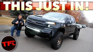 This 650 HP SUPERCHARGED Chevy Silverado Jackal Just Arrived For a Fun Off-Road Comparison Video!