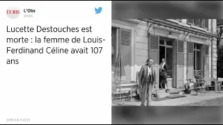 Décès à 107 ans de Lucette Destouches, veuve de l’écrivain Céline