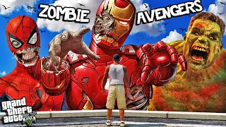 The AVENGERS Become ZOMBIES In GTA 5 (Hulk, Spiderman, Iron Man)