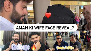 Airport Pe Govinda ❤️ | Subscribers K Liya Challenge 😉| Aman Ki Wife | Fokats | Abresh & Zeeshan