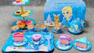 7 Minutes Satisfying with Unboxing Frozen Elsa Kitchen Playset, Disney Toys Collection | ASMR