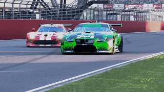 Dodge Viper SRT GTS-R VS BMW M6 GTLM on Silver Rock | Forza Motorsport Steering Wheel Gameplay