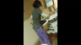 NURSE HIGH AS HELL AT WORK