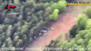 Tragedia funivia Stresa-Mottarone: il video dei Carabinieri (23 maggio 2021)