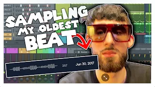 REACTING TO MY OLDEST BEATS & SAMPLING THE BEST ONE